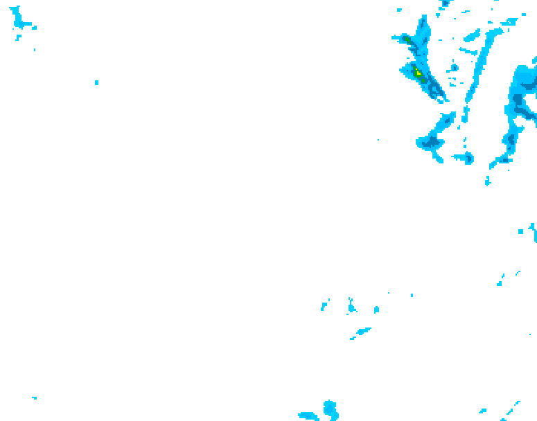 GDPS precipitation 174 hour forecast chart for Canada based on 2026/01/14 1200Z data