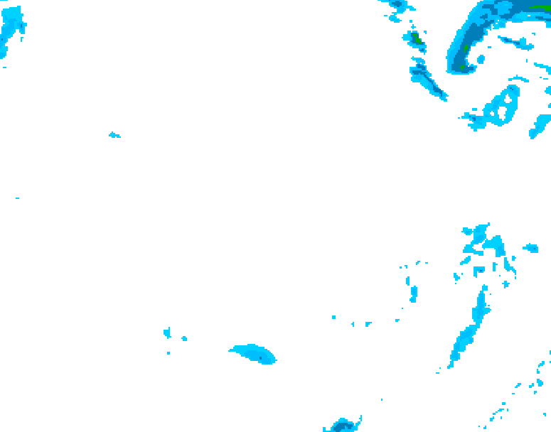 GDPS precipitation 192 hour forecast chart for Canada based on 2026/01/14 1200Z data