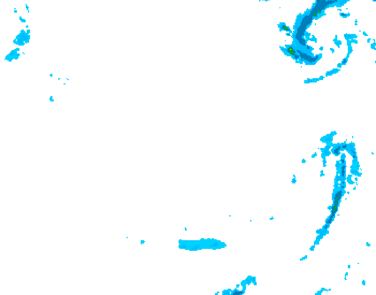 GDPS precipitation 198 hour forecast chart for Canada based on 2026/01/14 1200Z data