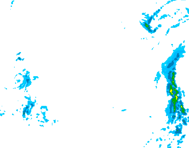 GDPS precipitation 240 hour forecast chart for Canada based on 2026/01/14 1200Z data