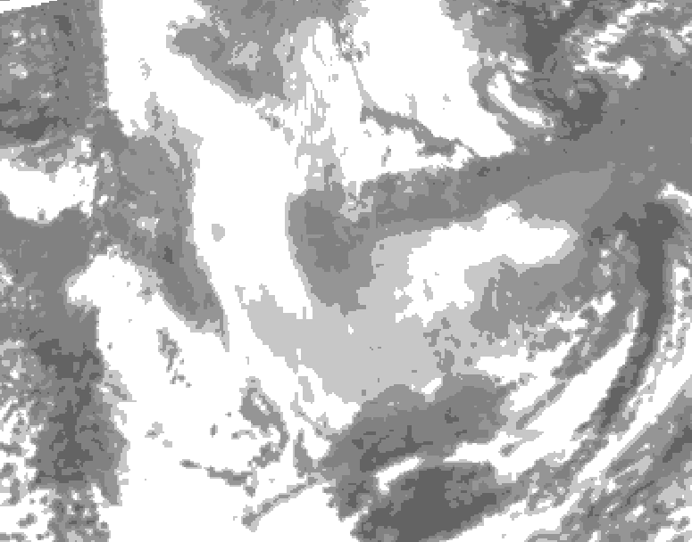 GDPS total cloud 204 hour forecast chart for Canada based on 2026/01/14 1200Z data