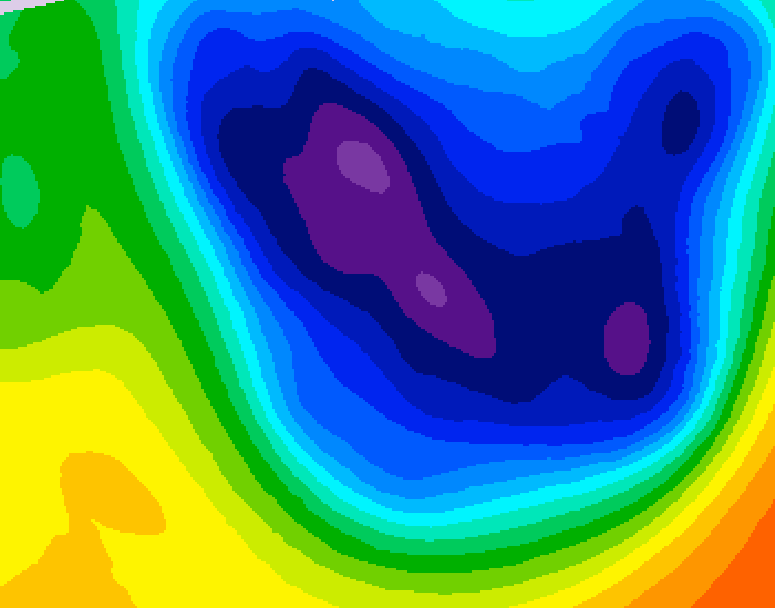 GDPS 500 millibar geopotential height 144 hour forecast chart for Canada based on 2026/01/15 0000Z data