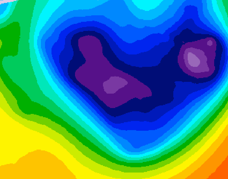 GDPS 500 millibar geopotential height 162 hour forecast chart for Canada based on 2026/01/15 0000Z data