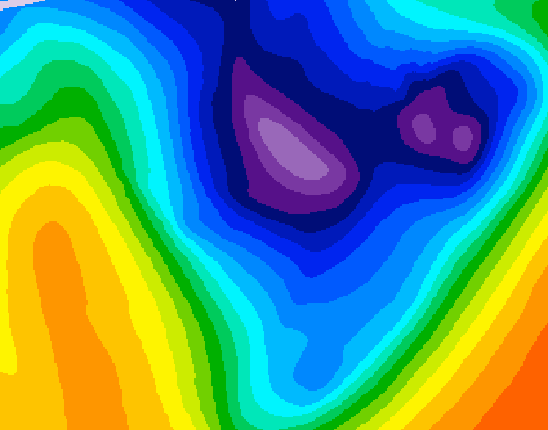 GDPS 500 millibar geopotential height 060 hour forecast chart for Canada based on 2026/01/15 1200Z data