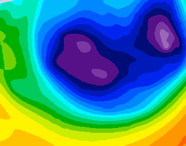 GDPS 500 millibar geopotential height 162 hour forecast chart for Canada based on 2026/01/15 1200Z data