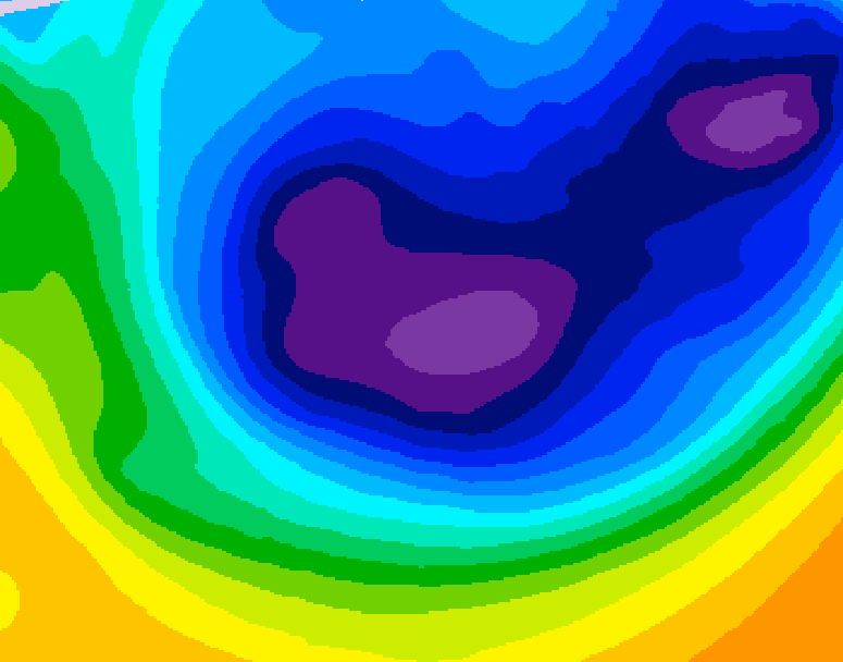 GDPS 500 millibar geopotential height 174 hour forecast chart for Canada based on 2026/01/15 1200Z data