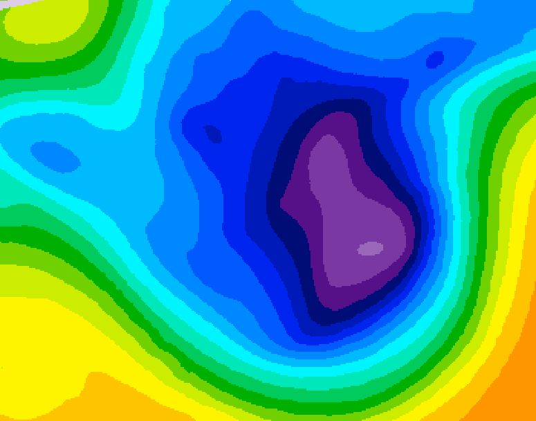 GDPS 500 millibar geopotential height 240 hour forecast chart for Canada based on 2026/01/15 1200Z data