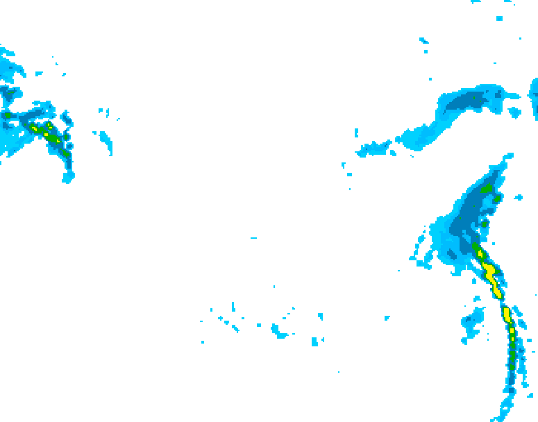 GDPS precipitation 036 hour forecast chart for Canada based on 2026/01/15 0000Z data
