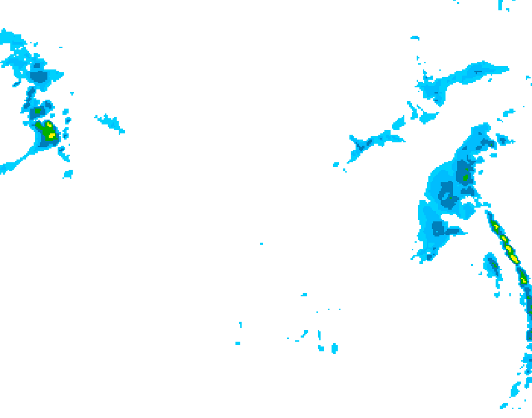 GDPS precipitation 042 hour forecast chart for Canada based on 2026/01/15 0000Z data