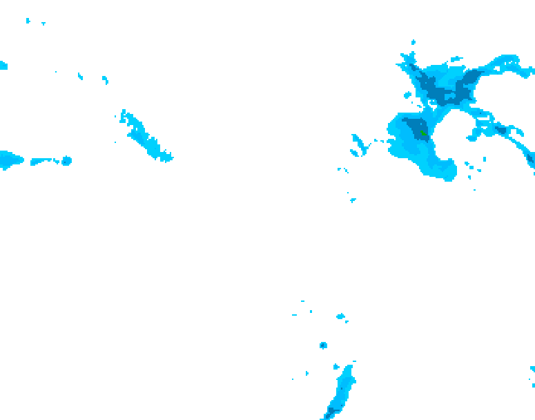 GDPS precipitation 054 hour forecast chart for Canada based on 2026/01/15 0000Z data