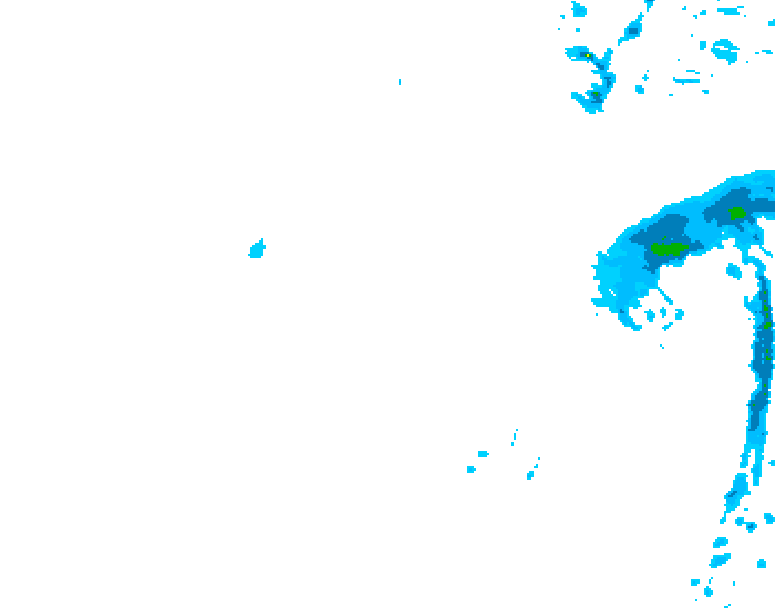 GDPS precipitation 114 hour forecast chart for Canada based on 2026/01/15 0000Z data