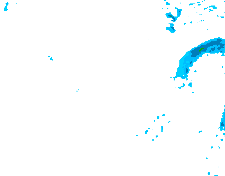 GDPS precipitation 120 hour forecast chart for Canada based on 2026/01/15 0000Z data