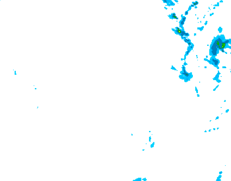 GDPS precipitation 156 hour forecast chart for Canada based on 2026/01/15 0000Z data