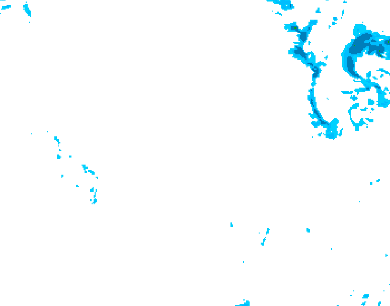 GDPS precipitation 162 hour forecast chart for Canada based on 2026/01/15 0000Z data
