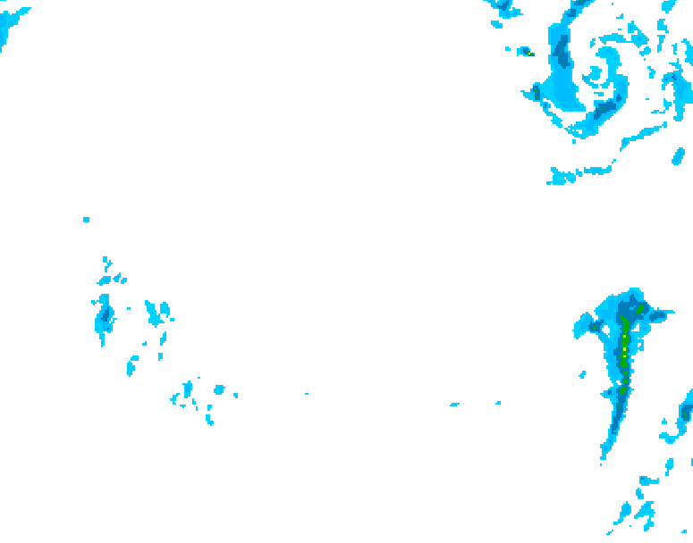 GDPS precipitation 180 hour forecast chart for Canada based on 2026/01/15 0000Z data