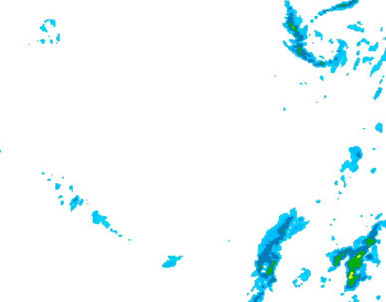 GDPS precipitation 228 hour forecast chart for Canada based on 2026/01/15 0000Z data