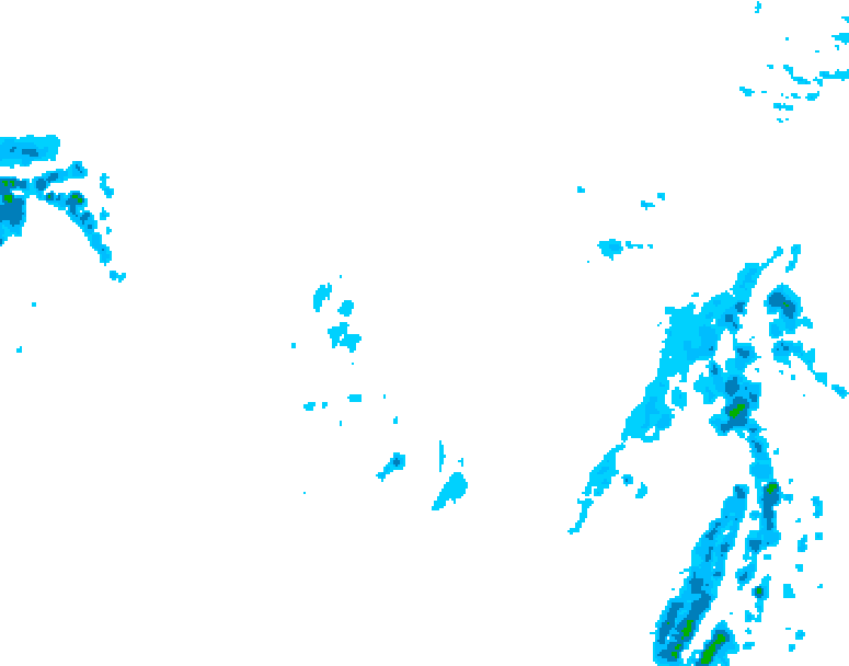GDPS precipitation 006 hour forecast chart for Canada based on 2026/01/15 1200Z data