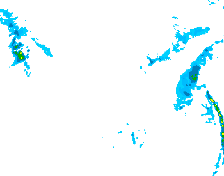 GDPS precipitation 030 hour forecast chart for Canada based on 2026/01/15 1200Z data