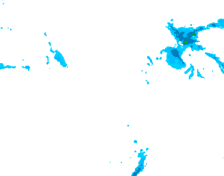 GDPS precipitation 042 hour forecast chart for Canada based on 2026/01/15 1200Z data