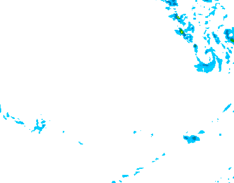 GDPS precipitation 162 hour forecast chart for Canada based on 2026/01/15 1200Z data