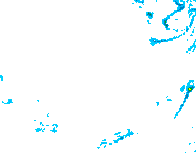 GDPS precipitation 180 hour forecast chart for Canada based on 2026/01/15 1200Z data