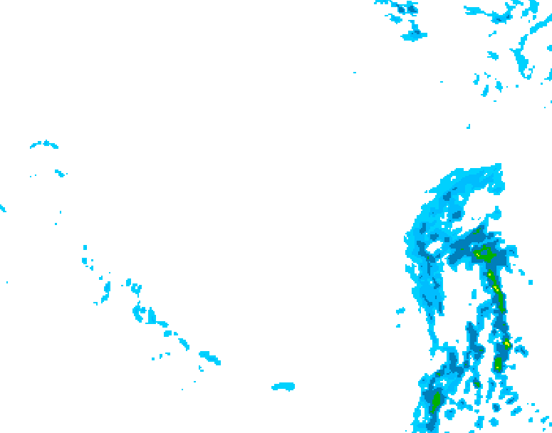 GDPS precipitation 228 hour forecast chart for Canada based on 2026/01/15 1200Z data