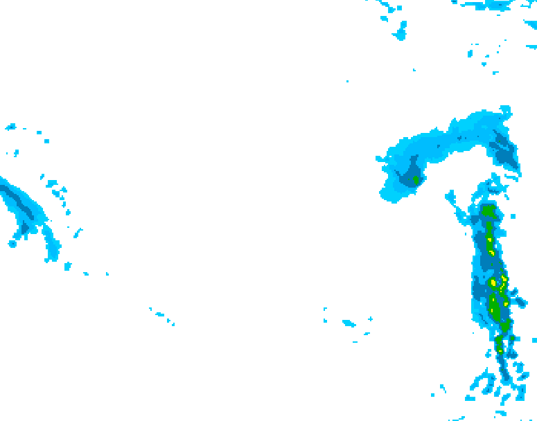 GDPS precipitation 240 hour forecast chart for Canada based on 2026/01/15 1200Z data
