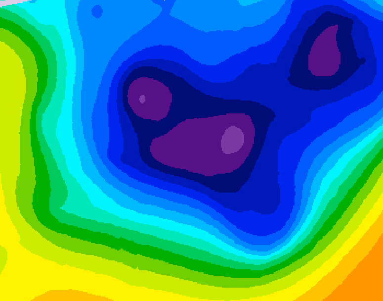 GDPS 500 millibar geopotential height 168 hour forecast chart for Canada based on 2026/01/16 0000Z data