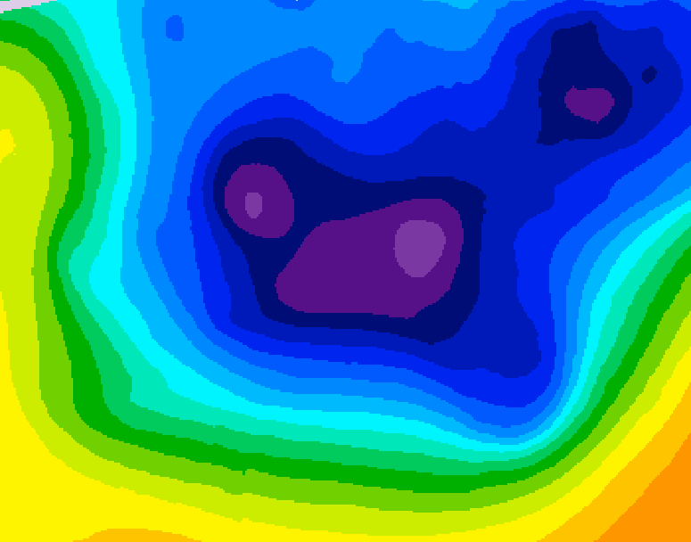 GDPS 500 millibar geopotential height 174 hour forecast chart for Canada based on 2026/01/16 0000Z data