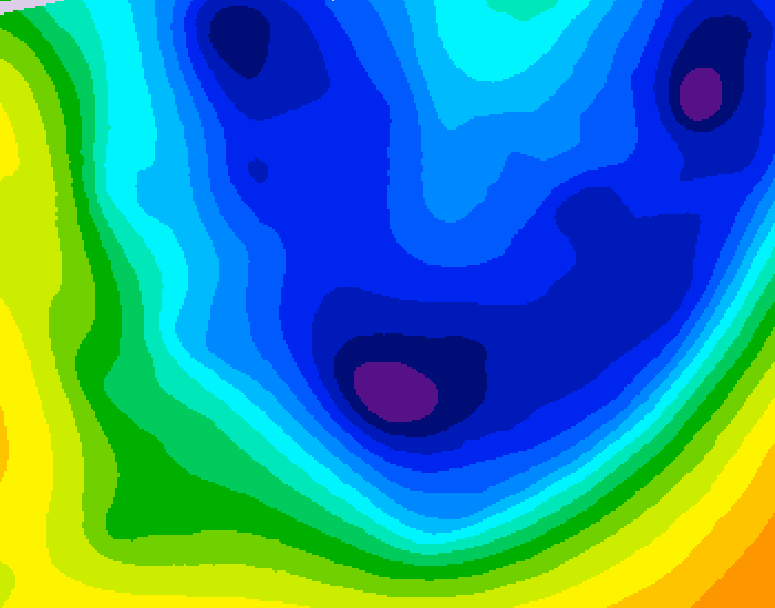 GDPS 500 millibar geopotential height 174 hour forecast chart for Canada based on 2026/01/16 1200Z data