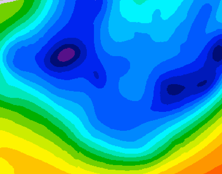 GDPS 500 millibar geopotential height 228 hour forecast chart for Canada based on 2026/01/16 1200Z data