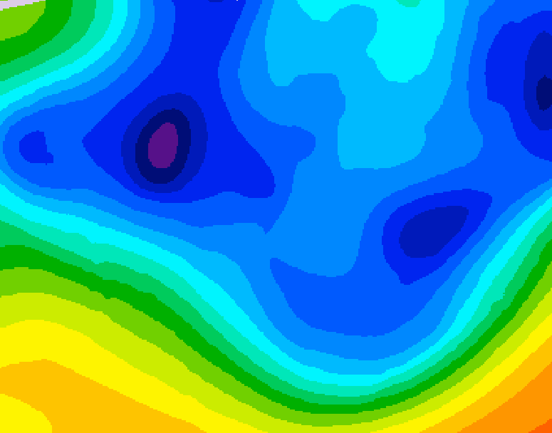 GDPS 500 millibar geopotential height 240 hour forecast chart for Canada based on 2026/01/16 1200Z data