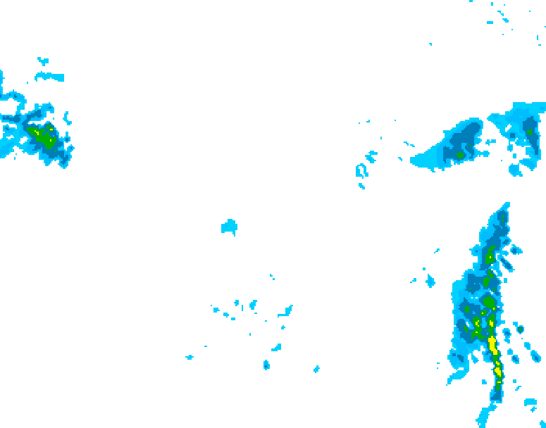 GDPS precipitation 006 hour forecast chart for Canada based on 2026/01/16 0000Z data