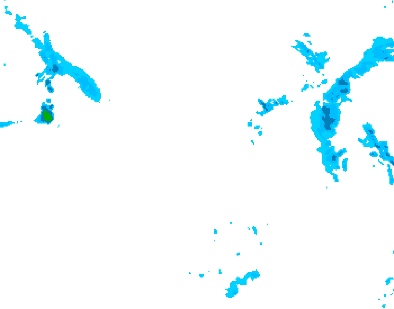 GDPS precipitation 024 hour forecast chart for Canada based on 2026/01/16 0000Z data