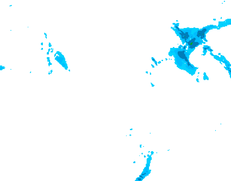 GDPS precipitation 030 hour forecast chart for Canada based on 2026/01/16 0000Z data