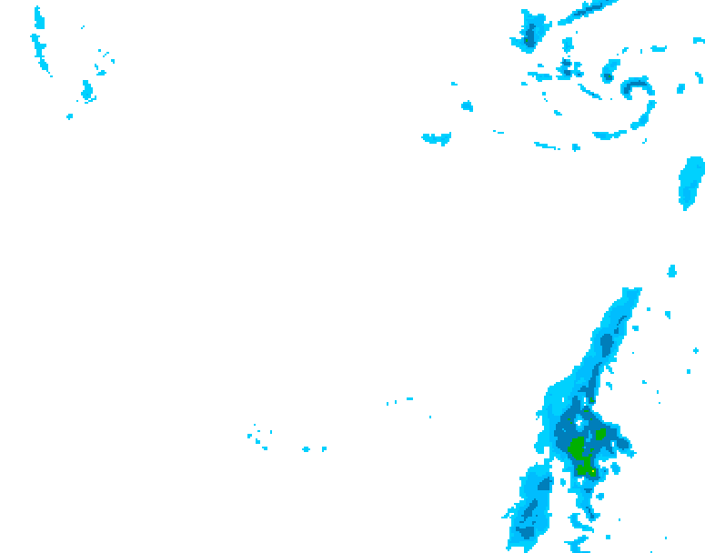 GDPS precipitation 066 hour forecast chart for Canada based on 2026/01/16 0000Z data