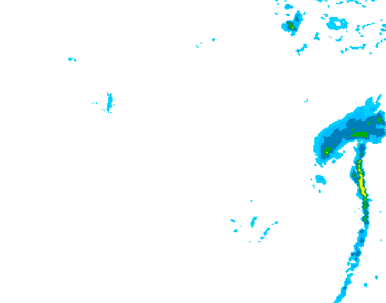 GDPS precipitation 084 hour forecast chart for Canada based on 2026/01/16 0000Z data