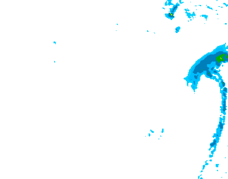 GDPS precipitation 090 hour forecast chart for Canada based on 2026/01/16 0000Z data