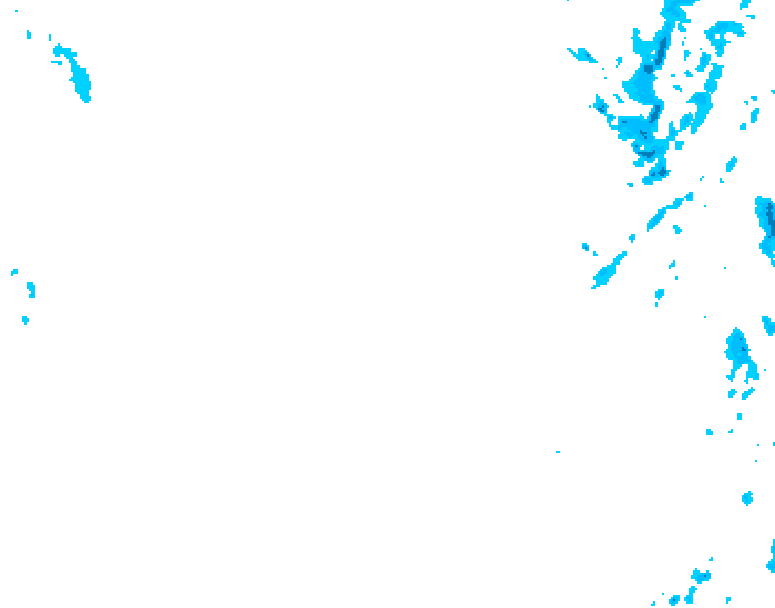 GDPS precipitation 126 hour forecast chart for Canada based on 2026/01/16 0000Z data