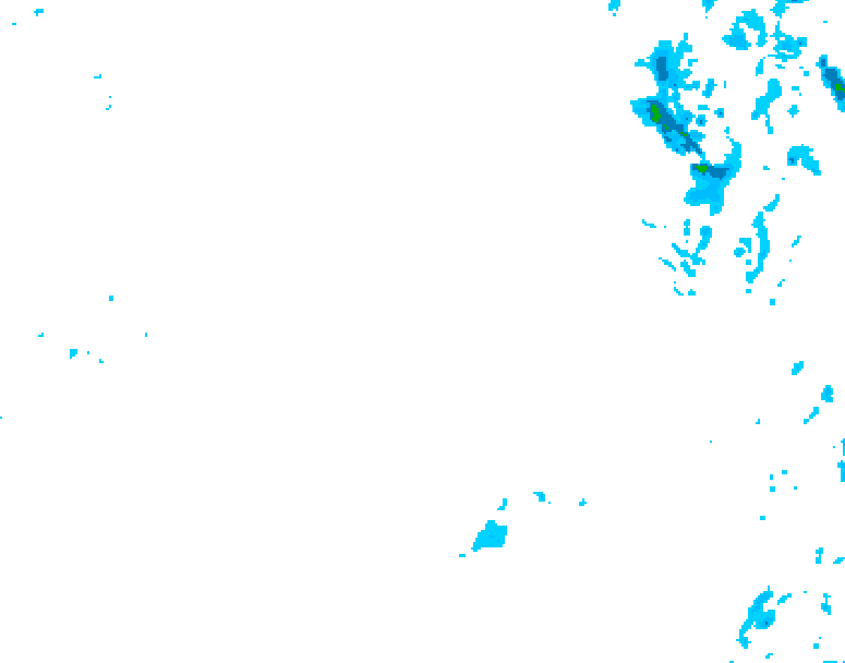 GDPS precipitation 138 hour forecast chart for Canada based on 2026/01/16 0000Z data