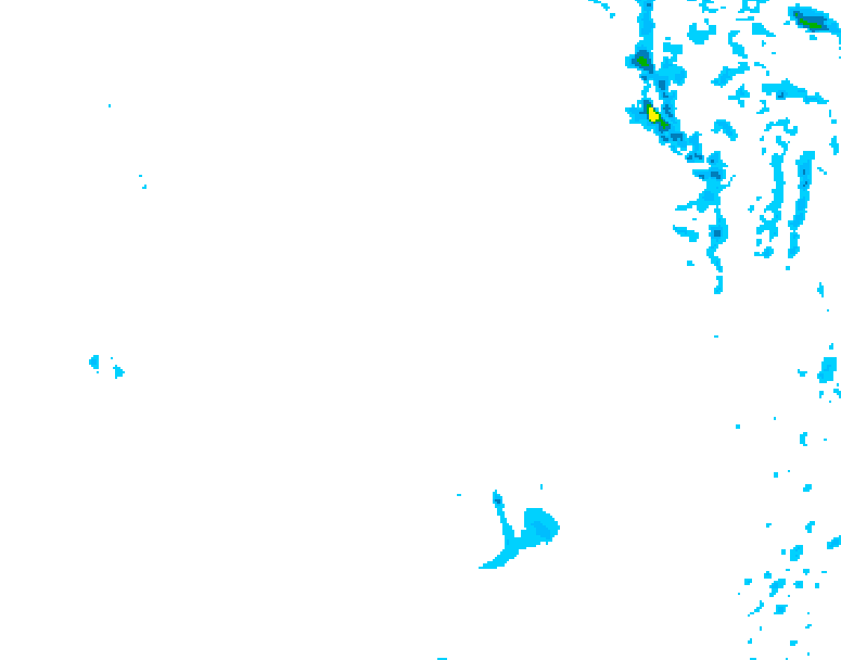 GDPS precipitation 144 hour forecast chart for Canada based on 2026/01/16 0000Z data