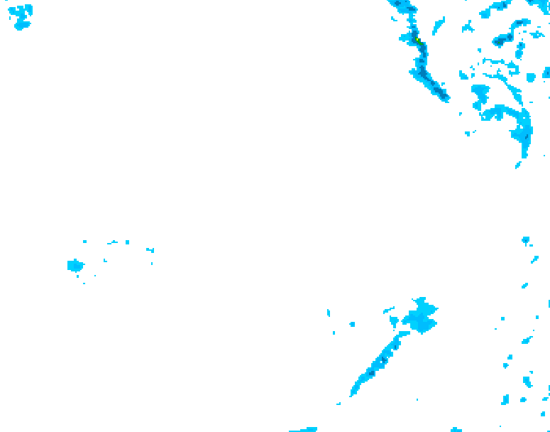 GDPS precipitation 156 hour forecast chart for Canada based on 2026/01/16 0000Z data