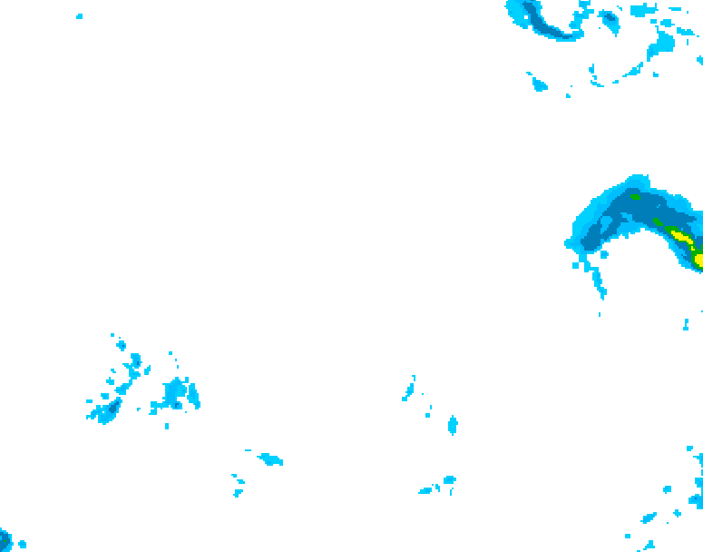 GDPS precipitation 192 hour forecast chart for Canada based on 2026/01/16 0000Z data