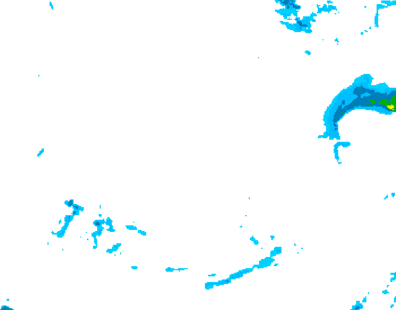 GDPS precipitation 198 hour forecast chart for Canada based on 2026/01/16 0000Z data
