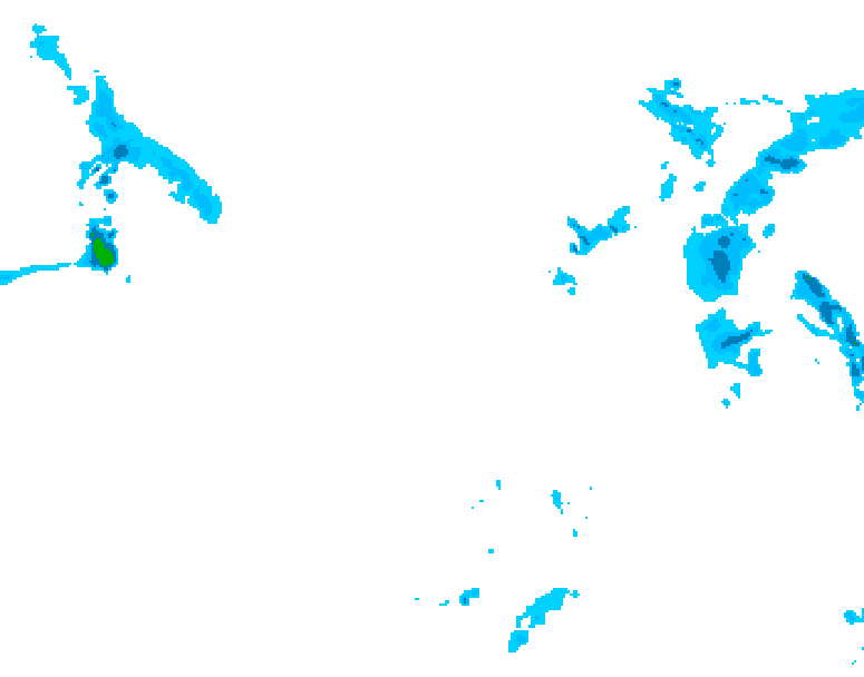 GDPS precipitation 012 hour forecast chart for Canada based on 2026/01/16 1200Z data