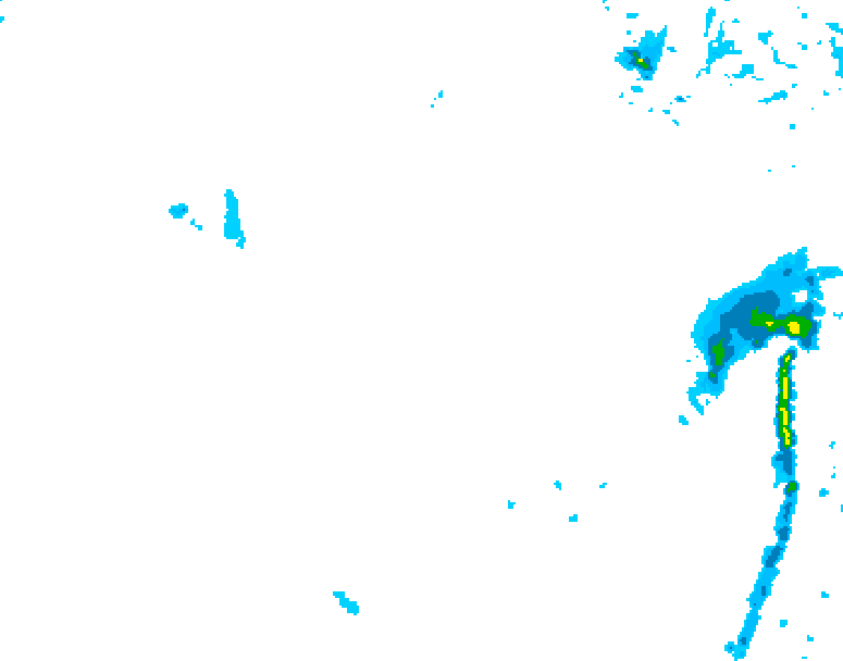 GDPS precipitation 072 hour forecast chart for Canada based on 2026/01/16 1200Z data