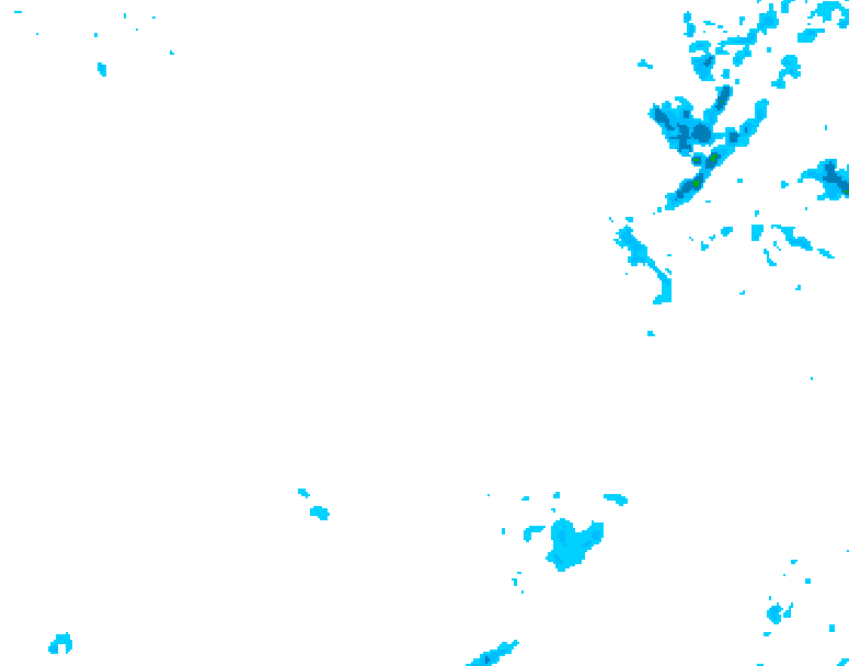 GDPS precipitation 126 hour forecast chart for Canada based on 2026/01/16 1200Z data