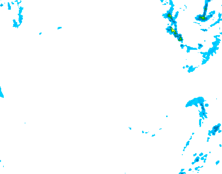 GDPS precipitation 150 hour forecast chart for Canada based on 2026/01/16 1200Z data