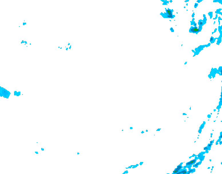 GDPS precipitation 162 hour forecast chart for Canada based on 2026/01/16 1200Z data