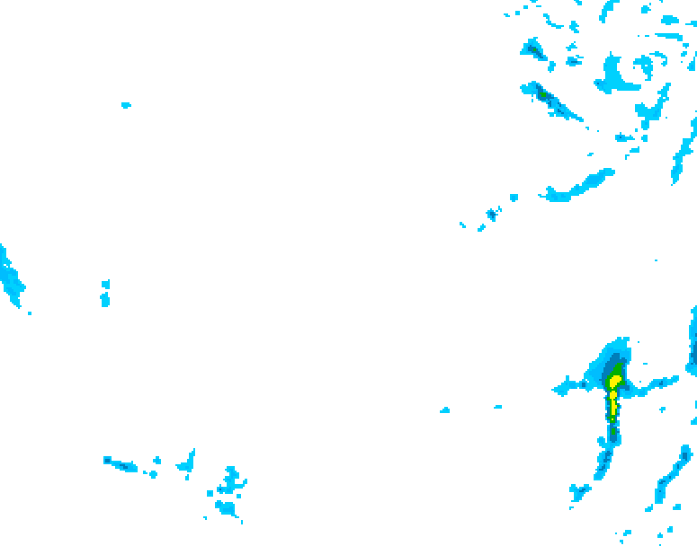 GDPS precipitation 192 hour forecast chart for Canada based on 2026/01/16 1200Z data